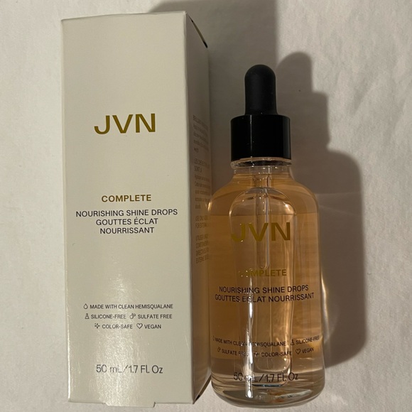 🌟NIB🌟 JVN Complete Nourishing Hair Oil Shine Drops 1.7oz - Picture 6 of 12